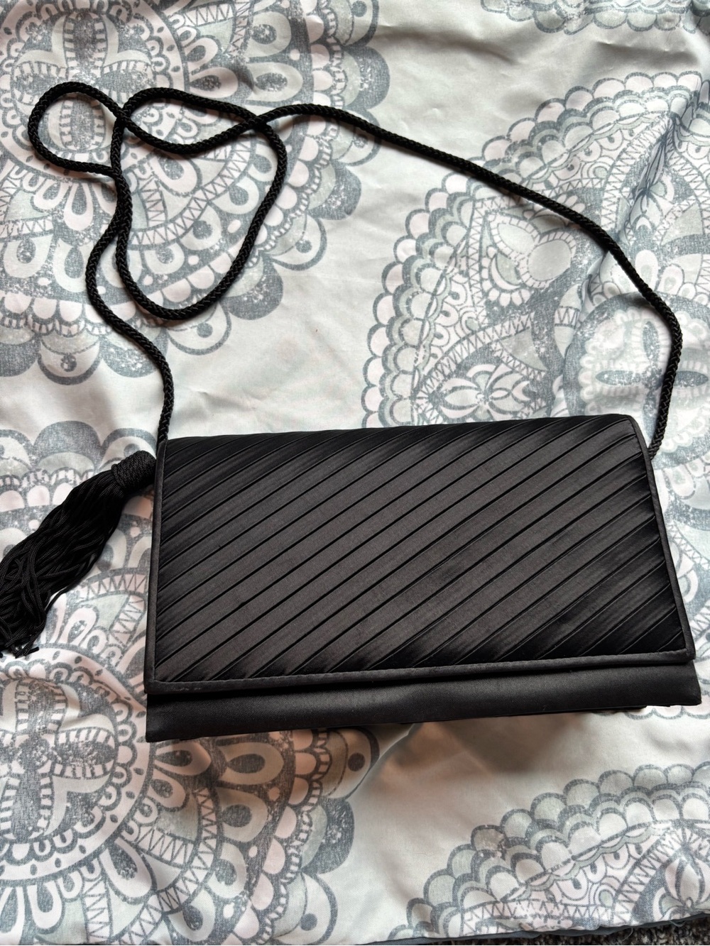 Classic Black Women's Evening Box Bag